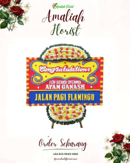 Sewa Papan Bunga Bagan Deli